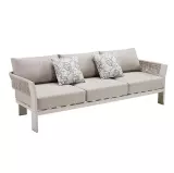 Zahradní třímístná pohovka BORROMEO TAUPE