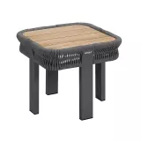 Zahradní odkládací stolek BORROMEO BLACK GREY