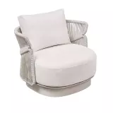 Zahradní křeslo AIO TAUPE WHITE