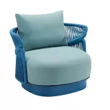 Zahradní křeslo AIO BLUE