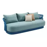 Zahradní třímístná pohovka AiO BLUE