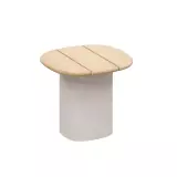 Zahradní odkládací stolek AiO TAUPE WHITE