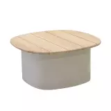 Zahradní konferenční stolek AiO 80 CM TAUPE