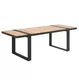 Zahradní jídelní stůl CAMBUSA 240 CM BLACK