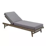 Zahradní lehátko LEO GREY