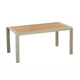 Zahradní jídelní stůl NOTTINGHAM 160 CM TAUPE