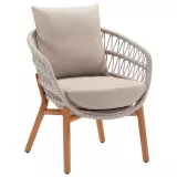 Zahradní jídelní židle VASCA TAUPE