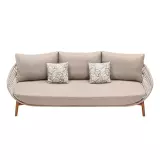 Zahradní třímístná pohovka VASCA TAUPE