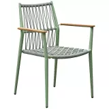 Zahradní stohovatelná jídelní židle BALI GREEN Zahradní stohovatelná jídelní židle BALI GREEN