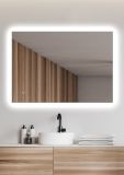 Zrcadlo AMBIENTE 100x70 CM s LED podsvícením a dotykovým senzorem
