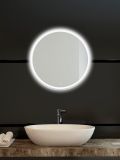 Zrcadlo AMBIENTE II Ø 60 CM s LED osvětlením a senzorem