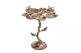 Odkládací stolek WILDLIFE BIRDS 60 CM antik mosaz