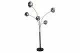 Stojací lampa LIQUID DIAMOND 200 CM kouřově šedá