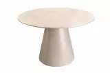 Kulatý jídelní stůl UNIQUE II 120 CM betonový vzhled