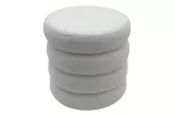 Taburet s ÚP VOQUE 40 CM krémově bílá colin bouclé Taburet s ÚP VOQUE 40 CM krémově bílá colin bouclé