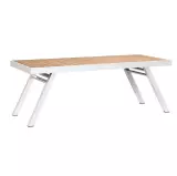 Zahradní jídelní stůl YORK 200 CM WHITE Zahradní jídelní stůl YORK 200 CM WHITE