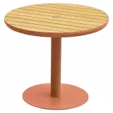 Zahradní jídelní stůl BALI 90 CM ORANGE Zahradní jídelní stůl BALI 90 CM ORANGE