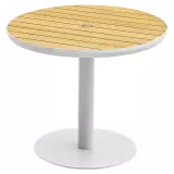 Zahradní jídelní stůl BALI 90 CM WHITE Zahradní jídelní stůl BALI 90 CM WHITE