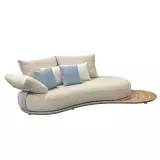 Zahradní pravá rohová pohovka CALLA SAND