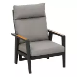 Zahradní křeslo EMOTI 2.0 BLACK TAUPE