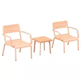 Zahradní stohovatelný set JOY ORANGE