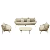 Zahradní 5 místná sedací souprava VASCA 2.0 TAUPE