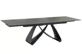 Jídelní stůl INFINITY RUST BLACK 180-220-260 CM keramika rozkládací