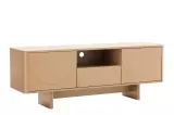 Televizní stolek SAVOY 3D 150 CM béžový/travertin