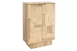 Barová skříň ART DECO WHITE 140 CM masiv mango