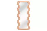 Nástěnné zrcadlo CURVY 160 CM meruňkové