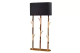 Stojací lampa JEWELRY 150 CM přírodní/zlatá masiv železné dřevo