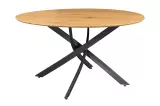 Kulatý jídelní stůl HELIX 120 CM dubová dýha Kulatý jídelní stůl HELIX 120 CM dubová dýha