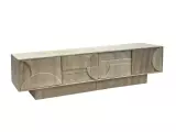 Televizní stolek ART DECO II NATURAL WHITE 200 CM masiv mango