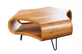 Konferenční stolek SPIN 90 CM masiv akácie honey