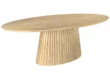 Jídelní stůl oválný ART DECO 220 CM masiv mango