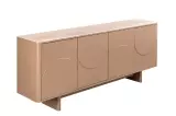Komoda SAVOY 3D 180 CM béžová/travertin