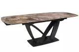 Jídelní stůl PAPILLON TAUPE 180-220-260 CM keramika rozkládací