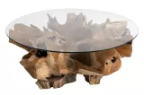 Konferenční stolek ROOT 100 CM masiv teak