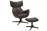 Křeslo VOGUE hnědá umělá kůže otočné Křeslo VOGUE hnědá umělá kůže otočné