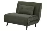 Rozkládací křeslo SMART MULTIFUNCTION 100 CM zelená manšestr