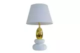 Stolní lampa s nastavitelným stínidlem STONES OF ZEN 45 CM bílá/zlatá