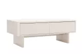 Konferenční stolek SAVOY 3D 120 CM bílý/mramor