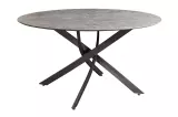 Kulatý jídelní stůl HELIX 120 CM vzhled šedého kamene Kulatý jídelní stůl HELIX 120 CM vzhled šedého kamene