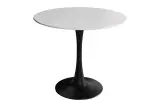 Bistro stůl LYON 80 CM keramika vzhled bílý mramor Bistro stůl LYON 80 CM keramika vzhled bílý mramor