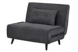 Rozkládací křeslo SMART MULTIFUNCTION 100 CM šedá manšestr