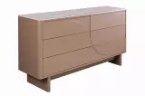 Komoda SAVOY 3D 150 CM béžová/travertin