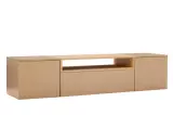 Závěsný televizní stolek LOFT 160 CM greige/dub