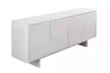 Komoda SAVOY 3D 180 CM bílá/mramor
