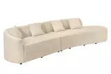 Pohovka ATELIER XXL 330 CM béžová colin bouclé