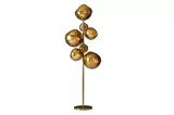 Stojací lampa LIQUID DIAMOND 170 CM zlatá